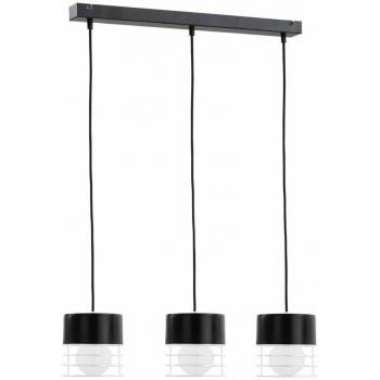 Black 60cm MaoBar 3‑Bulb Pendant Light