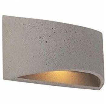 Aplique de pared industrial en hormigón gris - CREIL