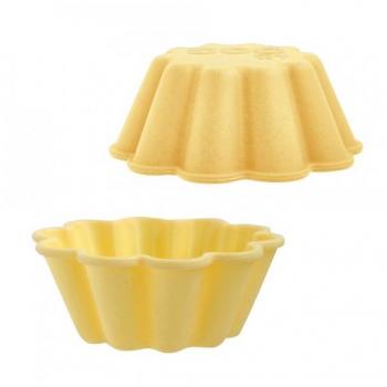 SET FORMA SILIKON, KVĚT 3KS, 7,5X3CM, KRÉMOVÁ