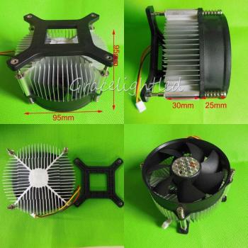 High Power LED Heatsink with Fan for 20W, 30W, 50W, 100W Bulbs