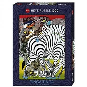Standard Puzzle 1000 Stück – Tinga Tinga Zebra von Unbekannt Heye 29425