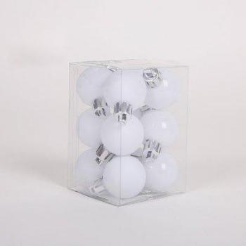 Pendentif blanc satiné 3‑8 cm – Décor festif mariage/anniversaire