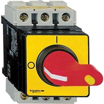 Sectionneur électrique VVE 3P 63A 690V avec poignée rouge