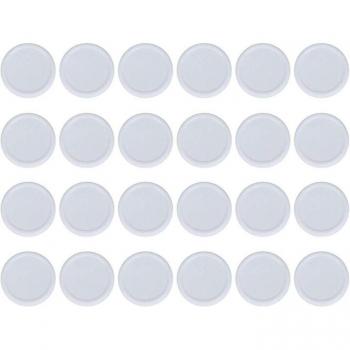 Standard Mason Jar Lids - Regular Mouth Plastic Caps, 70mm