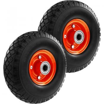 Pack de 2 roues de brouette 100 Kg 10x3