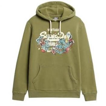 Superdry Tokyo Vl Sweat-shirt Vert S