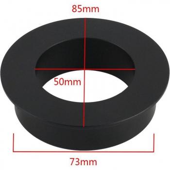 Adaptador de anillo 50mm a 76mm para microscopio monocular