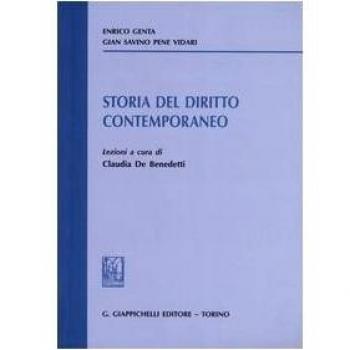 Storia del diritto contemporaneo. Lezioni