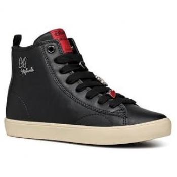 Geox Damenstiefel Gisli Schwarz/Rot 37