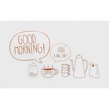 High-Temperature Resistant Kitchen Wall Sticker - 79.5 cm x 60 cm Transparent Self-Adhesive