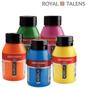 Amsterdam Künstlerfarbe Titanbuff Hell 1000ml