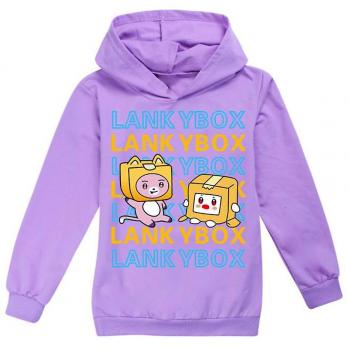 Sudadera Casual con Capucha para Adolescentes Lankybox - Talla 11-12 Años, Color Púrpura