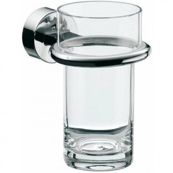 Soporte para Vaso Emco Rondo 2, Transparente, Cromado