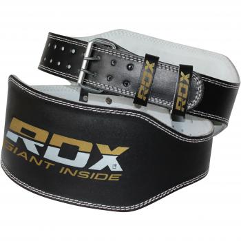 RDX Sports 6 Weightlifting Belt Black/Gold Unisex