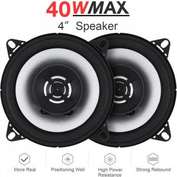 2pcs 4 Inch 40W High Mid Bass Car Speakers