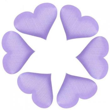 Heart-Shaped 5x5 cm Artificial Rose Petals Decorations for Weddings - 50 Piece Lot