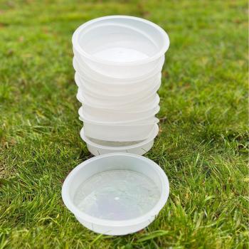 10-Piece White Bird Baths for Metal Bird Feeders - Selections
