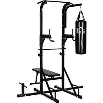 HOMCOM Heavy Duty Home Gym Workout Station