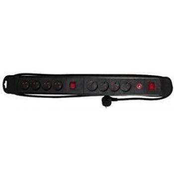 Regleta Enchufes 8 Tomas con Interruptor (1,5 m)