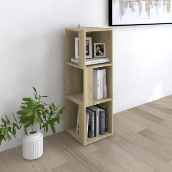 VidaXL Sonoma Oak Corner Storage Cabinet 33x33x100 cm