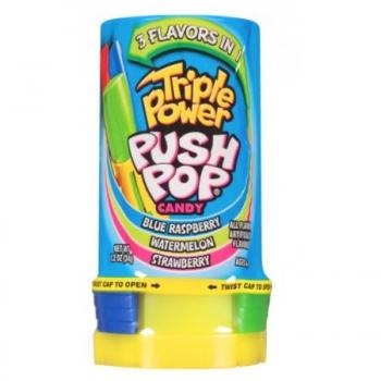 Bazooka Triple Power Push Pop 34g