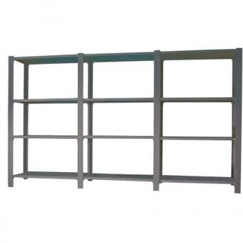 Simon Rack OFFICLICK Regal anthrazit/silber 270 x 40 x 150 cm