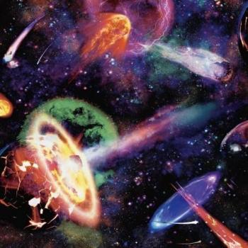 Papel pintado Espacio Nebuloso Holden Décor 10m x 53cm oscuro