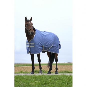 EQUITHEME TYREX 600D – covor de reciclare cu ieșire, navy, 5'9 x 125 cm
