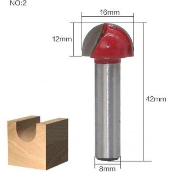 8mm Shank Tungsten Carbide Double Edging Router Bit