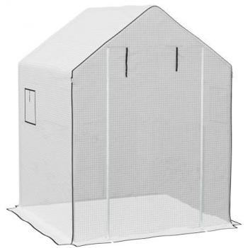 PE Greenhouse Cover Replacement with Door and Mesh Windows