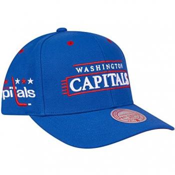 Washington Capitals Lofi Pro Cap von Mitchell & Ness – Herren, Blau, One Size