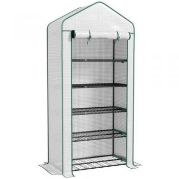 Outsunny Widened Mini Greenhouse 5 Tier Green House, 193H x 90W x 49Dcm