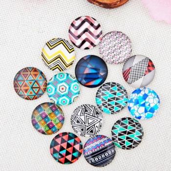 Mosaico 12MM‑30MM: Vidrio Cabujón Dúo Cúpula