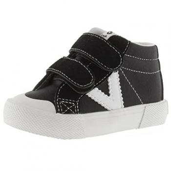 Botinha Victoria Tribu Tiras Efeito Pele Preto