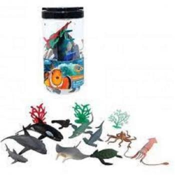 Set de 13 Figuras de Animales Marinos Realistas
