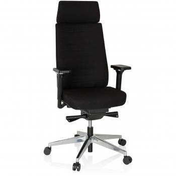 Sedia da ufficio ergonomica MOVE-TEC PRO 3D con braccioli, professionale, nera