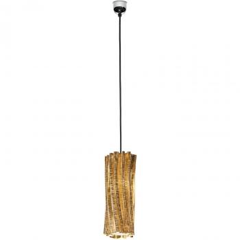 Slamp Acordeón Vertical Decorativo Oro‑Negro