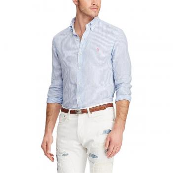 Camisa Masculina Ralph Lauren Linho Corte Reto