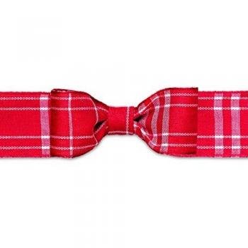 Brizzolari Cinta Textil Cuadros Rojo 6x6x10 cm
