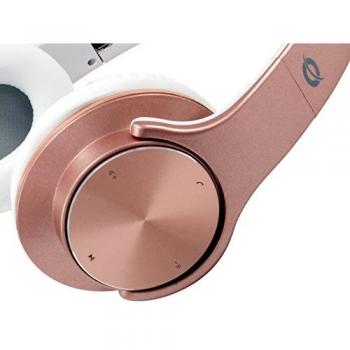 Conceptronic Headset Bluetooth | Altavoz Manos Libres | Microsd | Oro Rosa