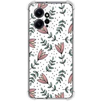 Tumundosmartphone Funda Silicona Antigolpes Xiaomi Redmi Note 12 4G Flores 01