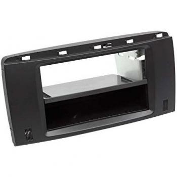 Adaptateur 2-DIN avec rangement pour Mercedes R-Klasse 01/2006