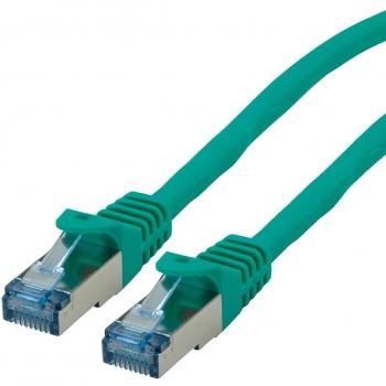 Roline 21.15.2832 Cat 6A S/FTP Shielded Network Patch Cable, 2m Green, Halogen-Free, Flame Retardant