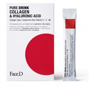 Face d pure drink integratore collagene e acido ialuronico 30 stick