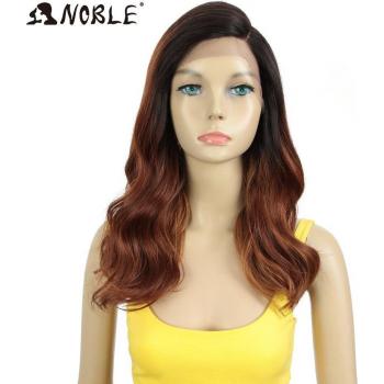 Noble 20-Inch Ombre Blonde Heat Resistant Lace Wig