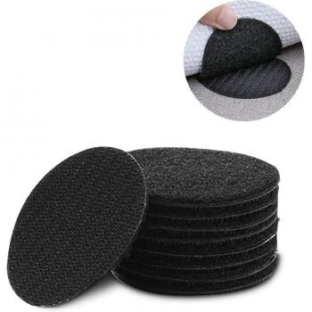 Double-Sided Magic Adhesive Round Pads, 10 Pack, Non-Slip