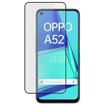 Tumundosmartphone Protector Cristal Templado Completo 5D Oppo A52 / A72 Negro