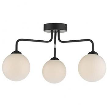 Dar Lighting Lámpara Semi Empotrada Feya Ópalo 22cm 3xG9