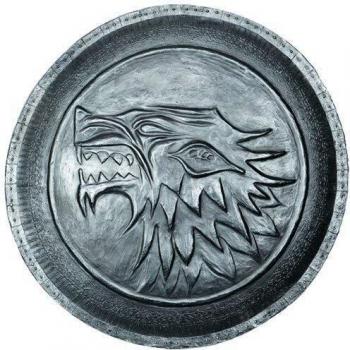Pin Escudo Huargo de Zinc de la Casa Stark - Juego de Tronos, 5 cm (Dark Horse)