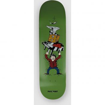 Pass Port Tough Times Krümel 8.5 Skateboard Deck grün
